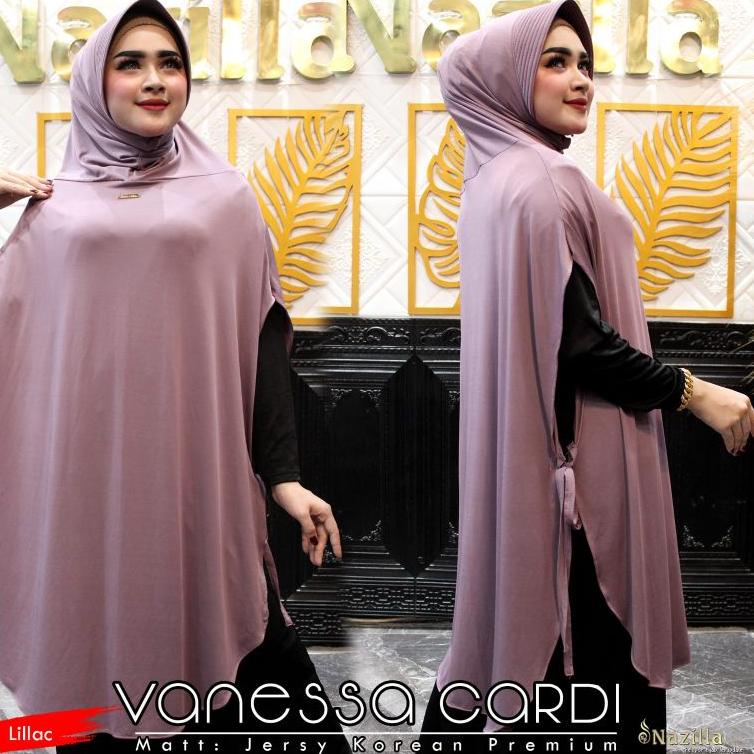 Jilbab Khimar Hoodie Vanessa Cardi Ori Nazilla {TNN.18Oc22в}