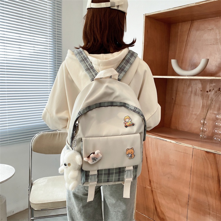 clif bag - tas ransel wanita style korea school backpack perempuan import premium by clif bps14
