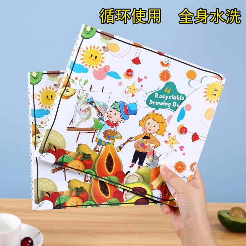 

✨Oemah Berkah ✨ Buku mewarnai, reusable drawing book, free spidol dan penghapus, buat si anak lebih imajinatif