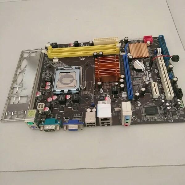 Paket Motherboard Asus G31 P5KPL LGA775 DDR2 + Proc E8400 New DDR2 2gb