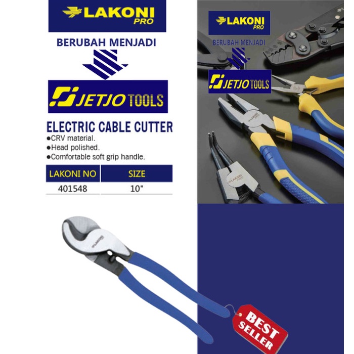 

Kusus Hari Ini Gunting Kabel / Electric Cable Cutter (10") Lakoni Pro 401548 Berkualitas