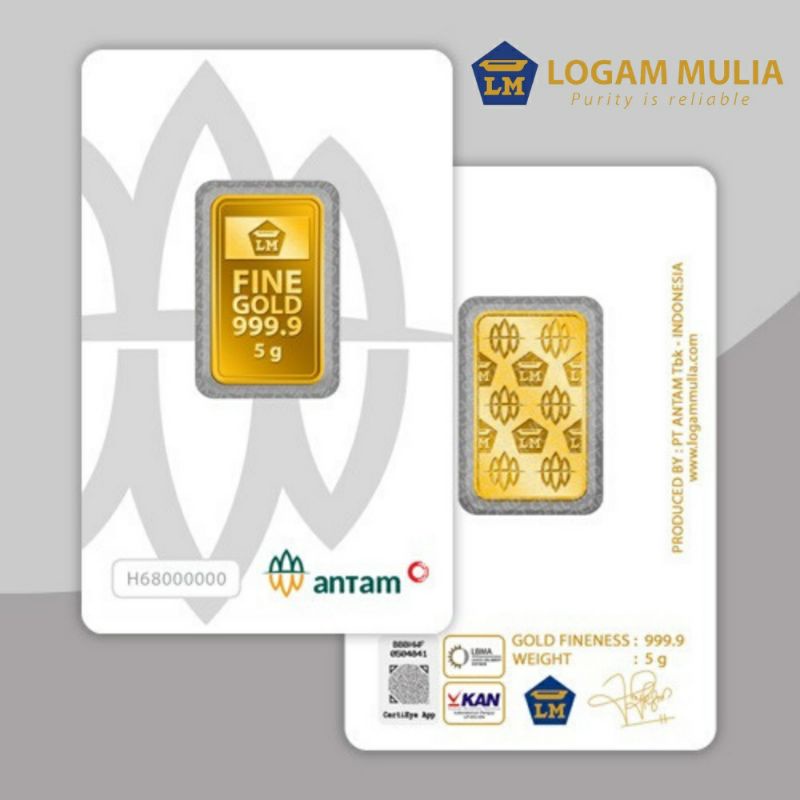 LOGAM MULIA EMAS ANTAM 5 GRAM