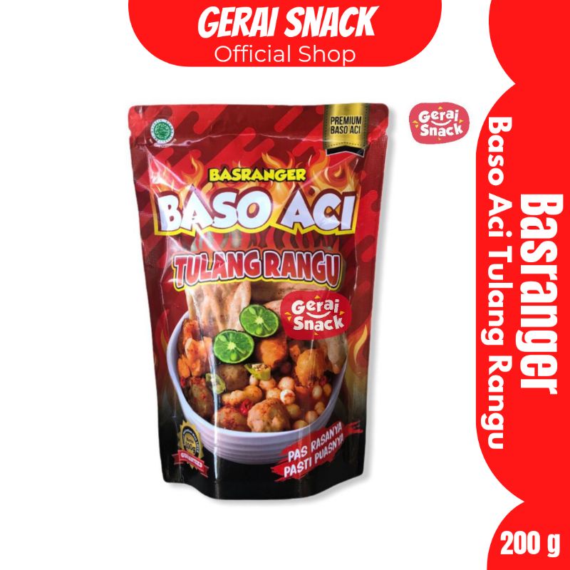 Baso Aci Basranger Tulang Rangu Pedas Extra Jeruk Limau (200gr)