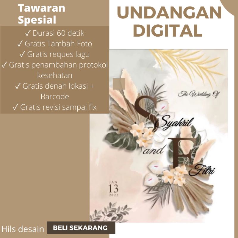 video undangan pernikahan foto..