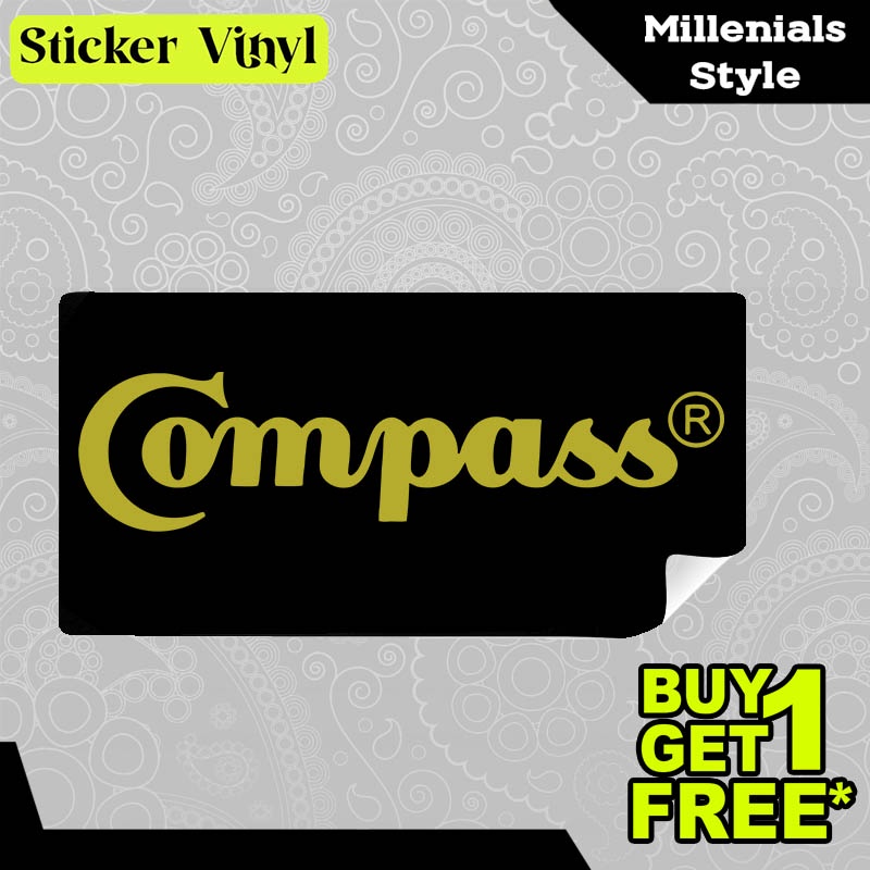 

Stiker Sticker Compass Gambar Unik Desain Keren dan Kekinian Aesthetic Bahan Vinyl Satuan Anti Air