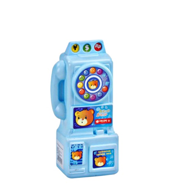 ( BISA COD ) PROMO LION STAR SV-6 SAVING BOX CELENGAN ANAK BENTUK TELEPON SMALL / CELENGAN KOIN DUIT / CELENGAN LUCU / TEMPAT UANG LUCU / TEMPAT MENABUNG LUCU ANAK