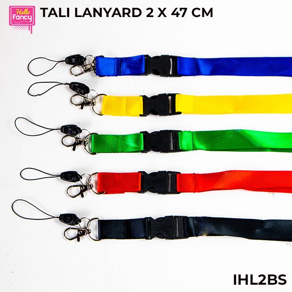 

Kalung Tali Lanyard ID Card / Name Tag / Besar 2 Cm Murah IHL2U