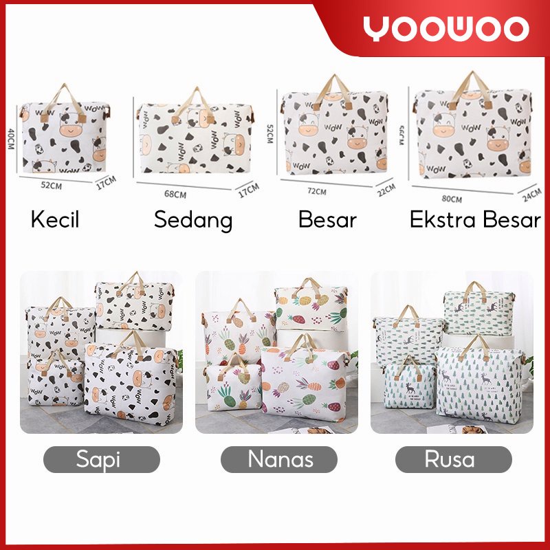 Storage Bag /Tas Tempat Penyimpanan Bed Cover Selimut /Tas Travel /Tas penyimpanan baju