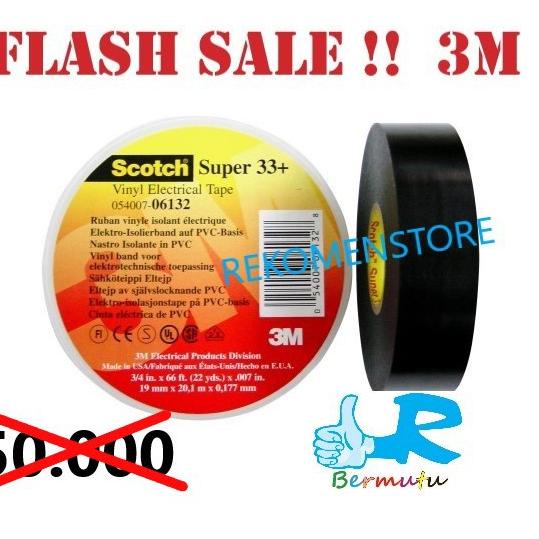 

Murah Premium 3M Isolasi Scotch Super 33+ Vinyl Electrical Tape TERMURAH