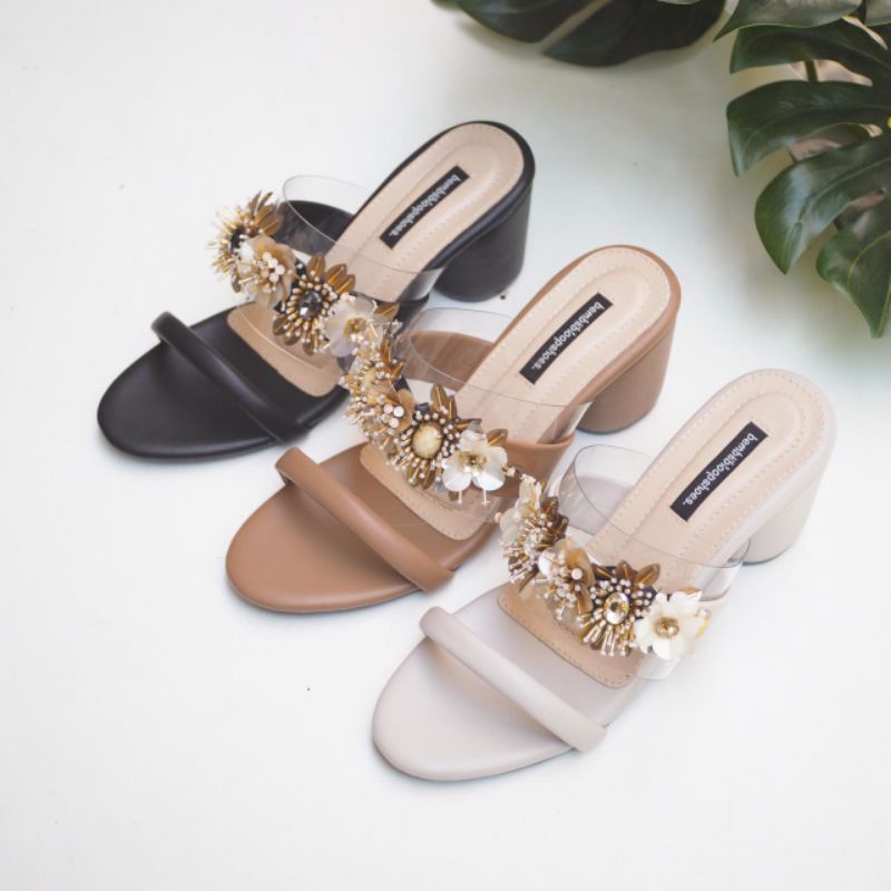 {Bembiibloopshoes} Riri Beads -  SepatuWedding - SepatuWanita - SandalPayet - Brideshoes - WeddingSh