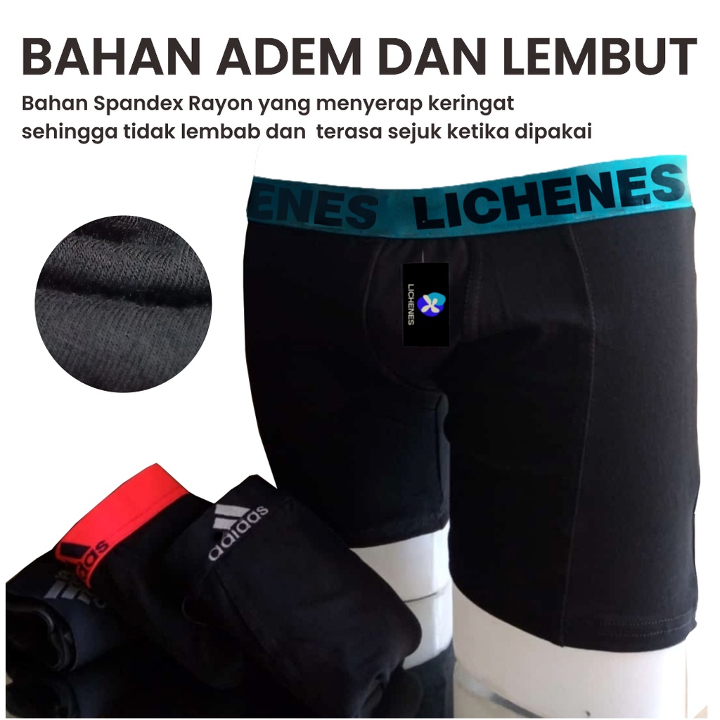 Celana Dalam Pria Boxer Underwear (isi 6 Pcs) RANDOM