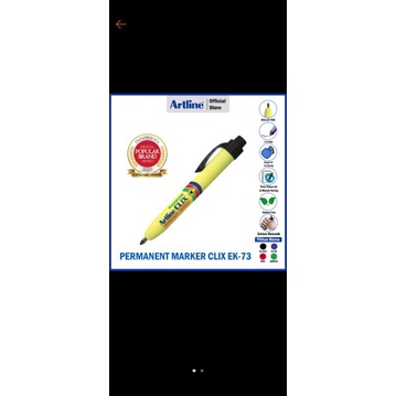 

Spidol artline klix permanen marker Ek73
