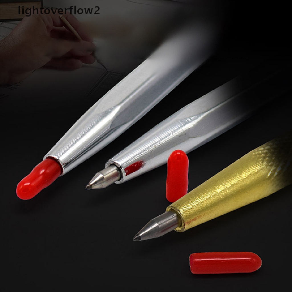 (lightoverflow2) Pena Stylus Bahan Tungsten Carbide Untuk Ukir Metal (ID)