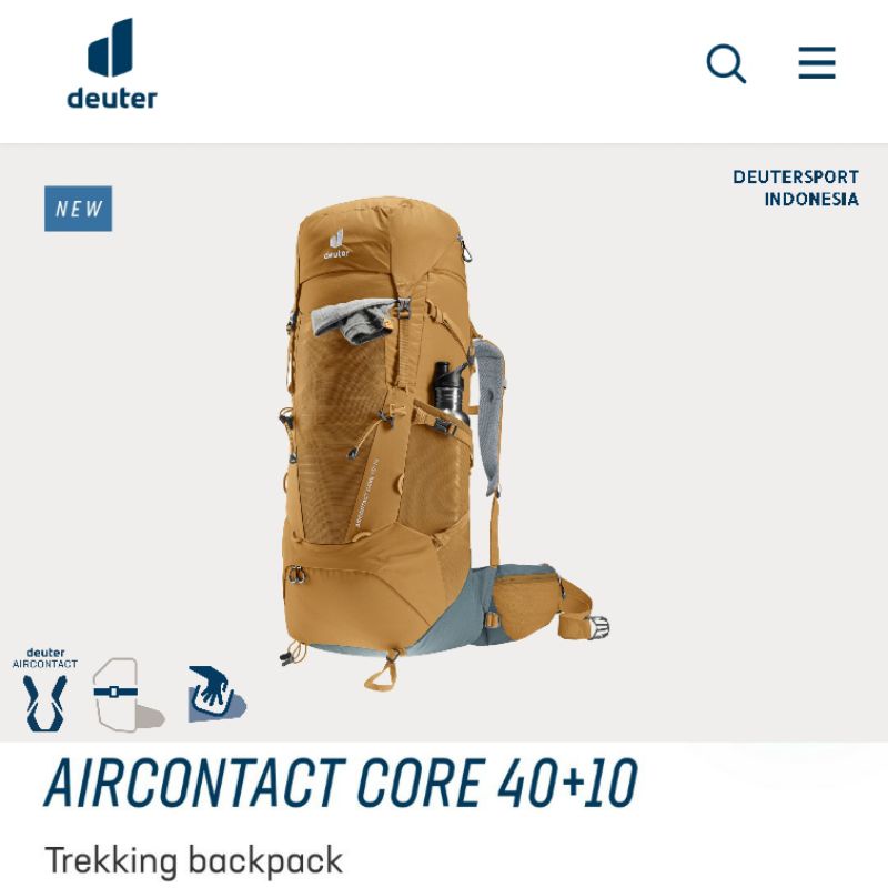 Deuter Aircontact Core 40 10 Trekking Backpack