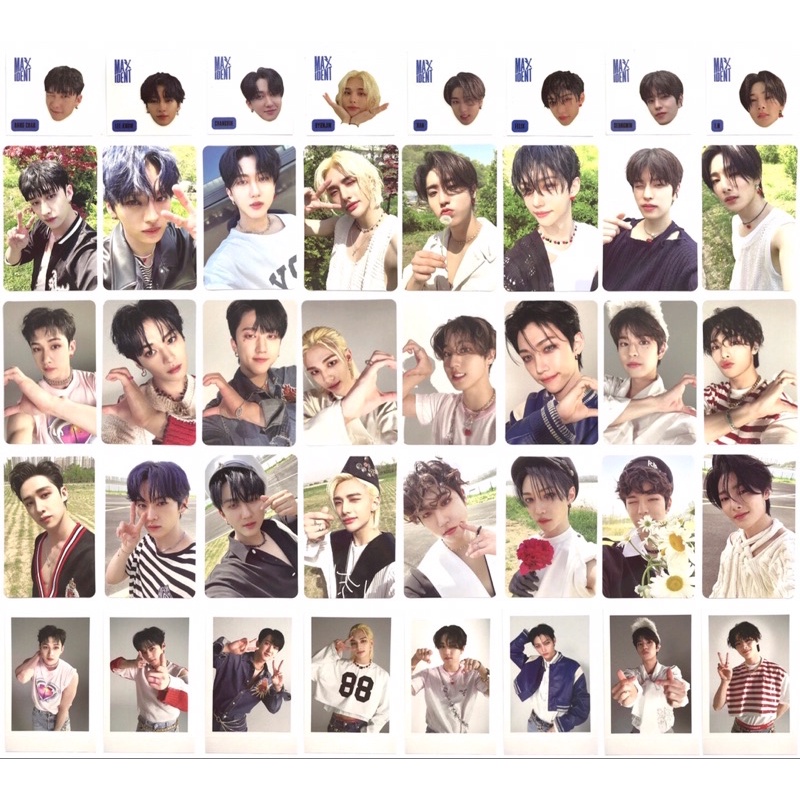 Stray Kids MAXIDENT Official Album photocard polaroid sticker poster letter