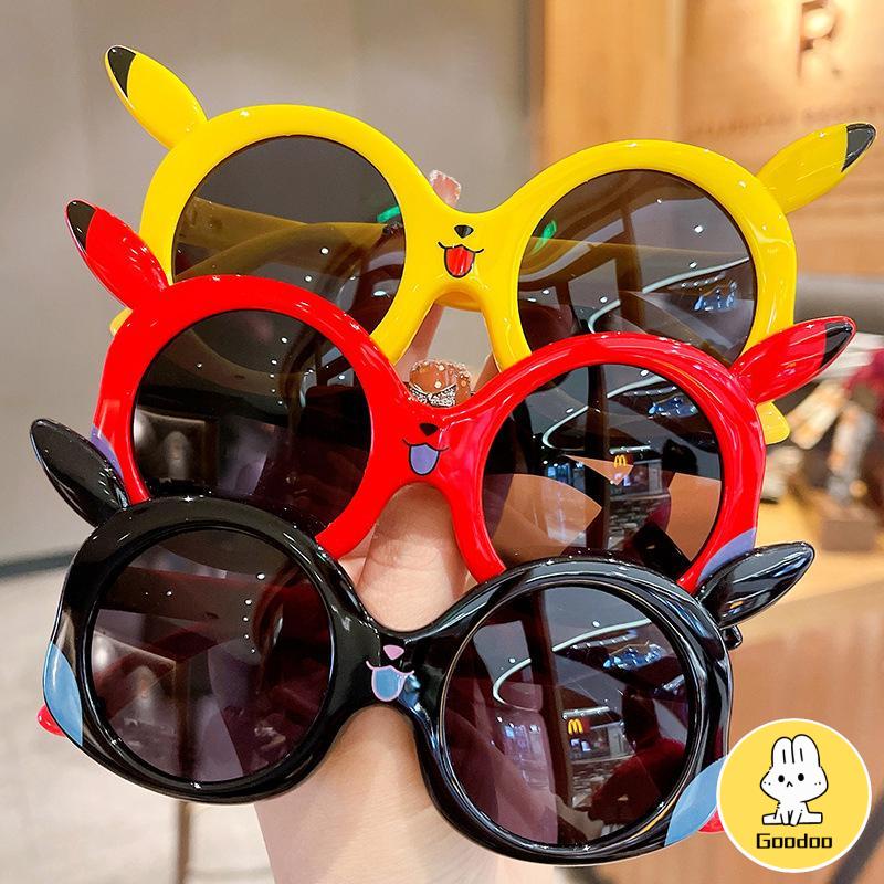 Kacamata Anak Kartun Pikachu Kacamata Perlindungan UV Polarized Sunshade kaca mata anak laki laki -Doo