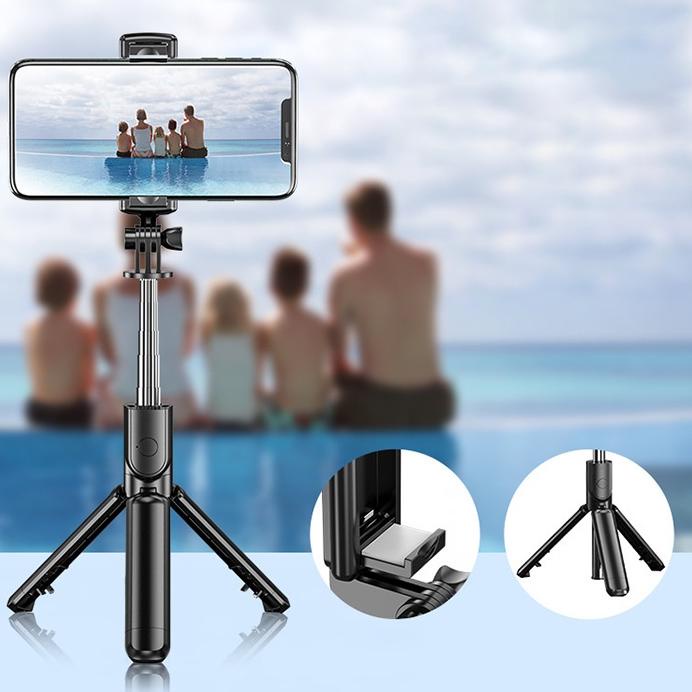 Ready Stock Tongsis S03 Bluetooth Magic + Tripod Selfie Stick S03 Tripod Tongsis Selfie Tripod S03 6