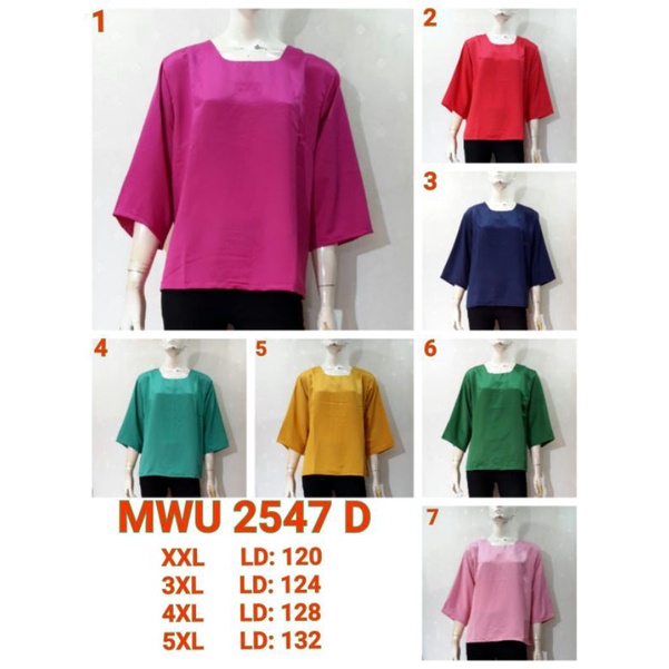 MWU [2547D] Blouse/Blouse/Blus