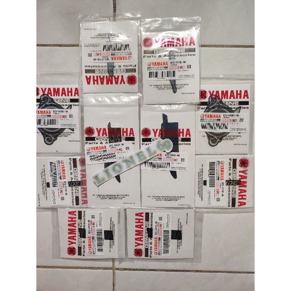 LIS BODY FINO GRANDE - STRIPING BODY FINO GRANDE BIRU DOFF ORIGINAL YAMAHA