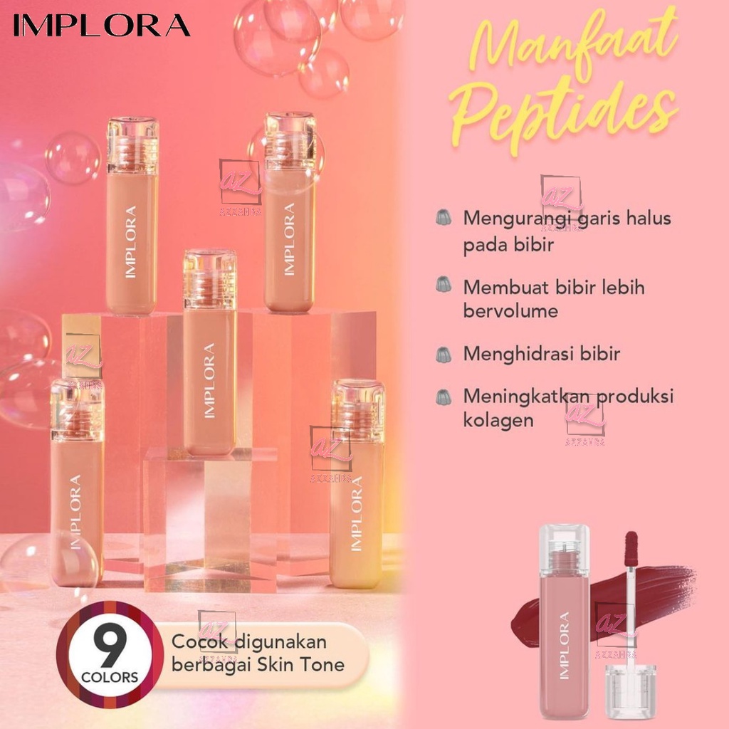 Implora Jelly Tint | Lip Tint Glossy | BPOM