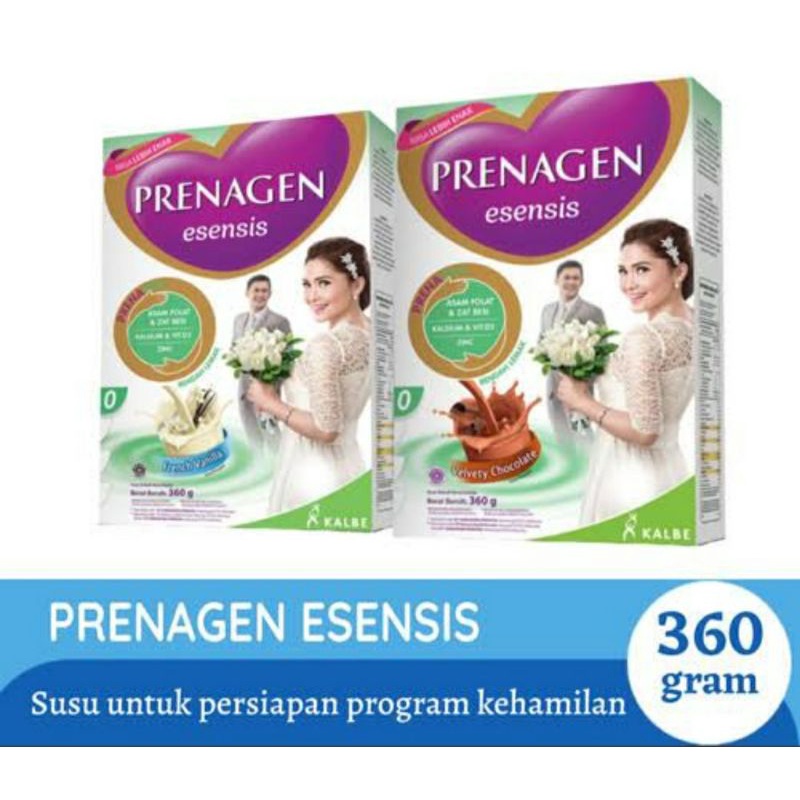 Prenagen Esensis 360gram / Prenagen Esensis Coklat dan Vanila / Susu Program kehamilan