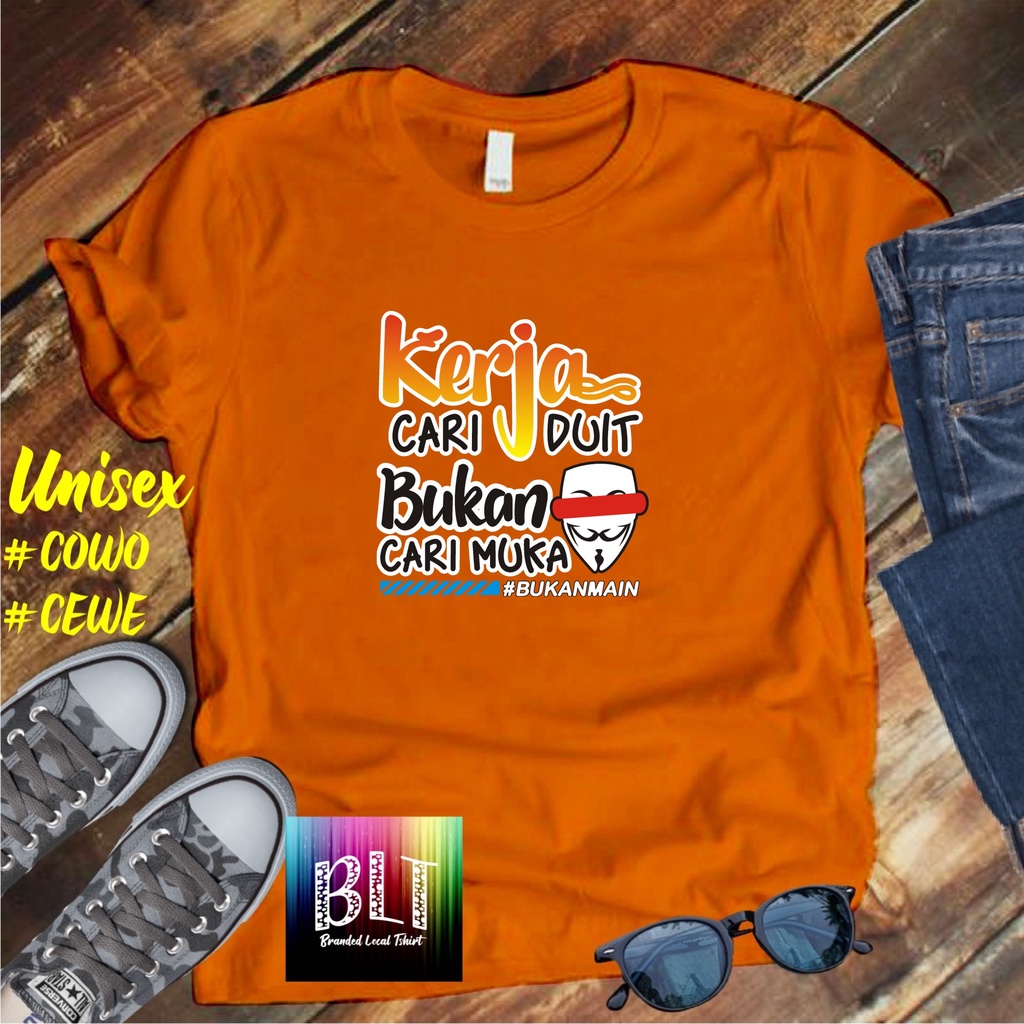 Cod/Promo Diskon Kaos DTF kERJA CARI DUITlolos  Kaos Terlaris Kualitas Terjamin/Kaos Murah/Kaos Cotton 30s/Kaos katun/Pakaian Pria pakaian Wanita/Kaos Distro Pria/Kaos Pakaian Pria Dan Pakaian Wanita/Kaos Kata2 Lucu/Kaos Viral/Kaos Promo/Best Seller