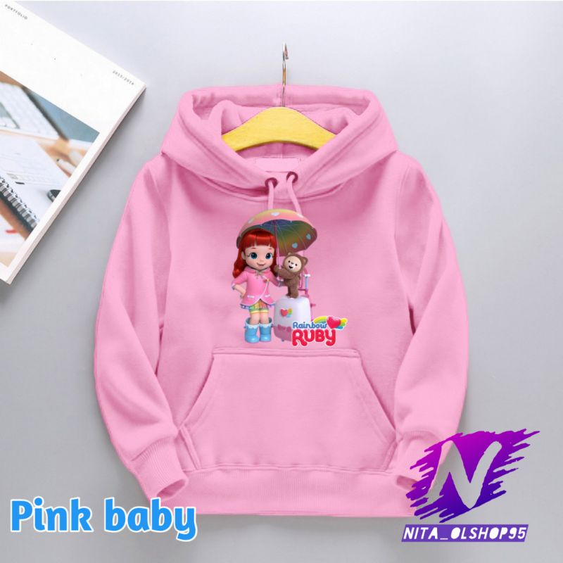 hoodie anak rainbow roby hoodie ruby rainbow