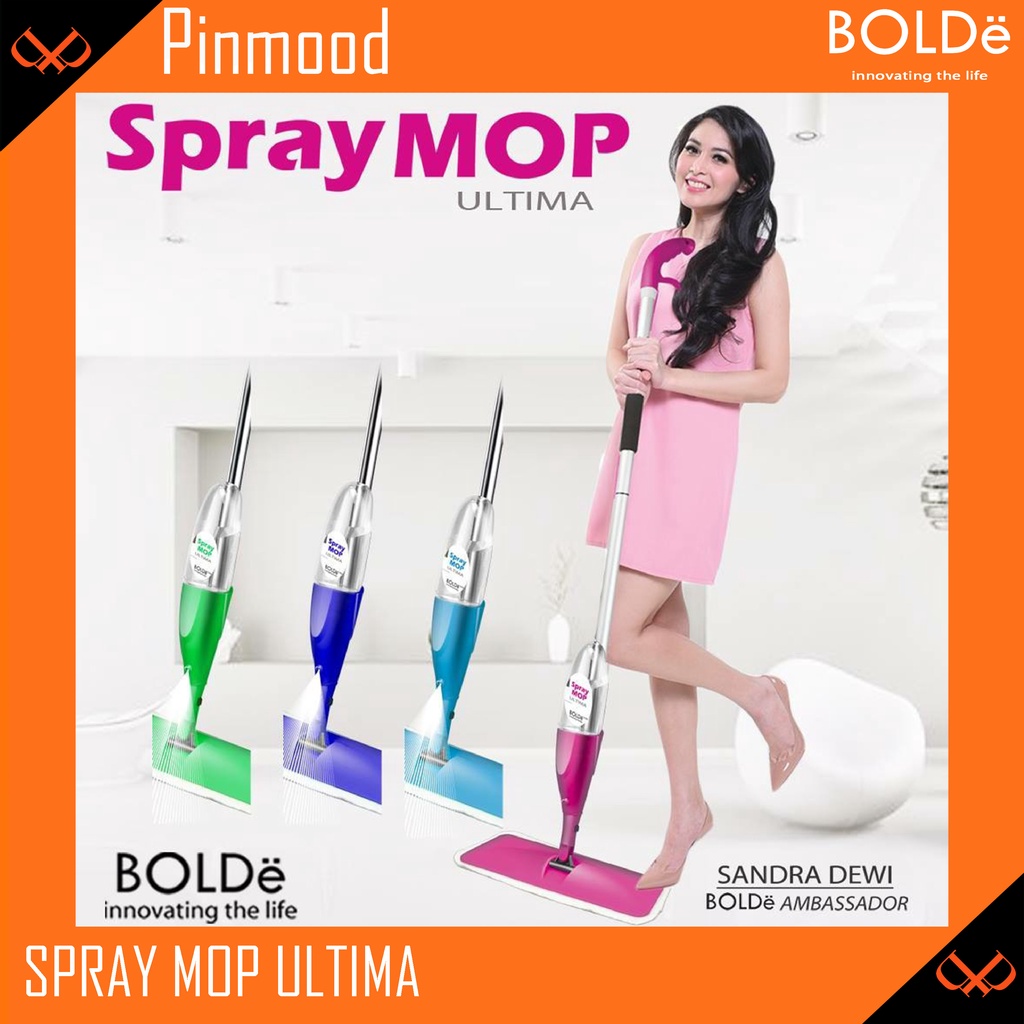 BOLDE SPRAY MOP ULTIMA | ALAT PEL PEMBERSIH LANTAI STAINLESS BOLDE SUPER MURAH