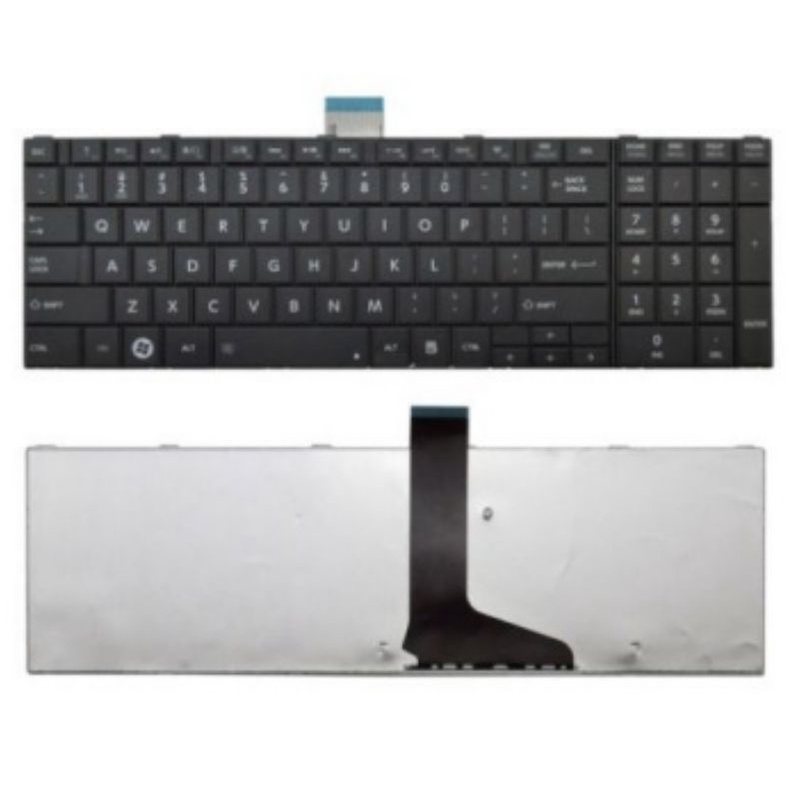 Keyboard laptop toshiba satellite L850 L855 L855D C850 C855 C870 hitam