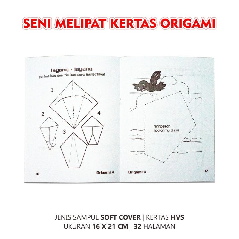 Buku Seni Melipat Kertas Origami