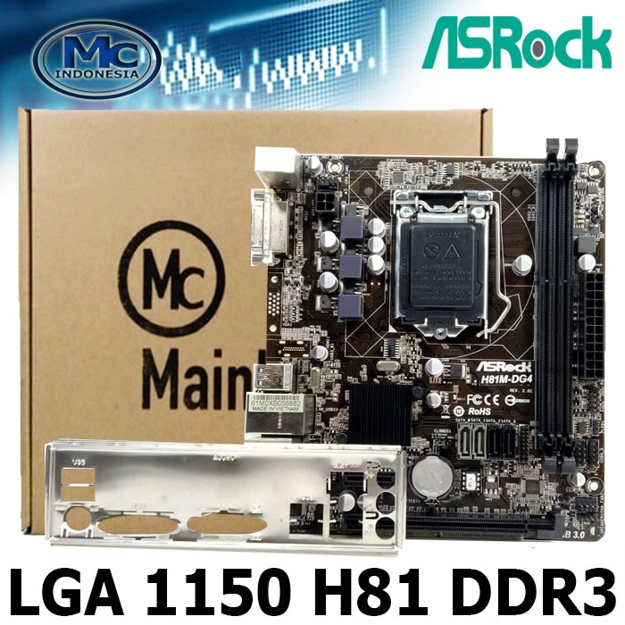 MOBO Motherboard H81 Intel LGA 1150 ASRock Onboard