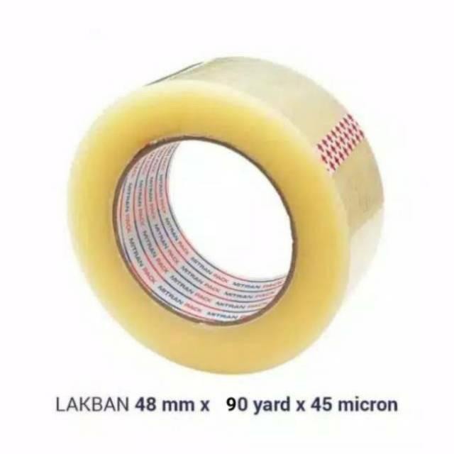 

[CRA]Lakban Bening MITRAN PACK 48MM X 90 YARD Kualitas Bagus