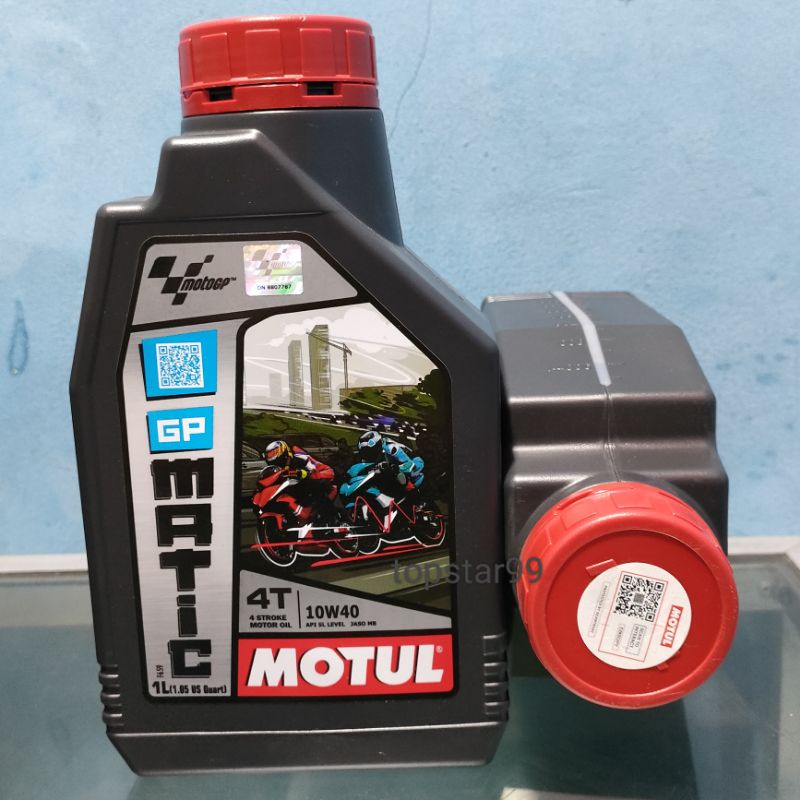 MOTUL GP MATIC 10W40 1L API SL OLI MESIN MOTUL MOTOR SCOOTER METIK 1 LITER ORIGINAL 100%