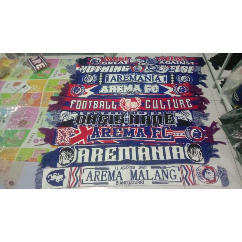 Syal Arema Get 14 tebal Limited edition