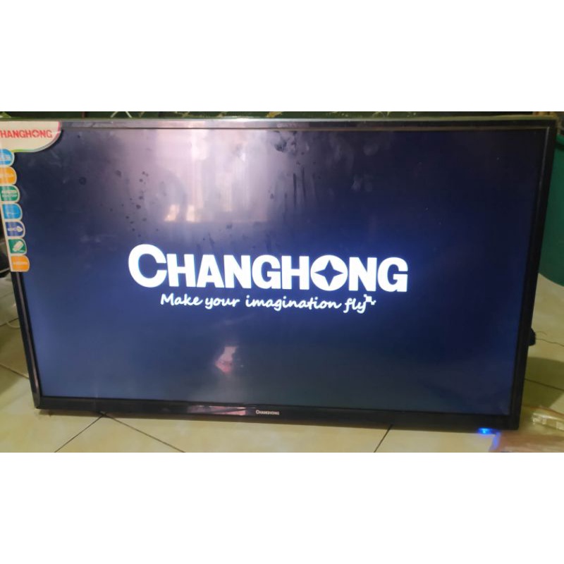 TV Led Changhong 32 inch LED32E6000A Minus analog not digital second bekas
