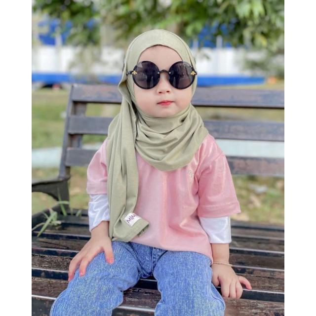 Pashmina Instan Kancing Anak Diandra 1-5 tahun