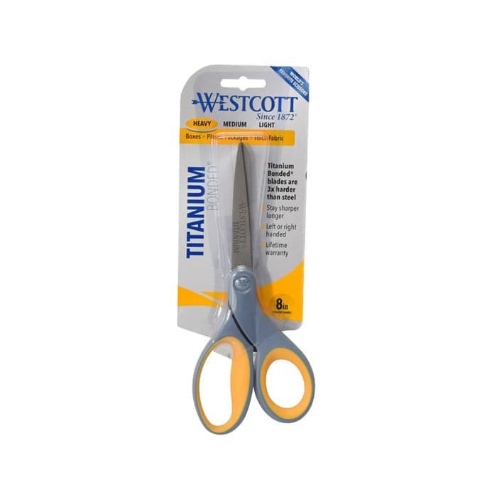 

Hot Sale Westcott Titanium Bonded Scissors Gunting Serbaguna 20Cm Murah