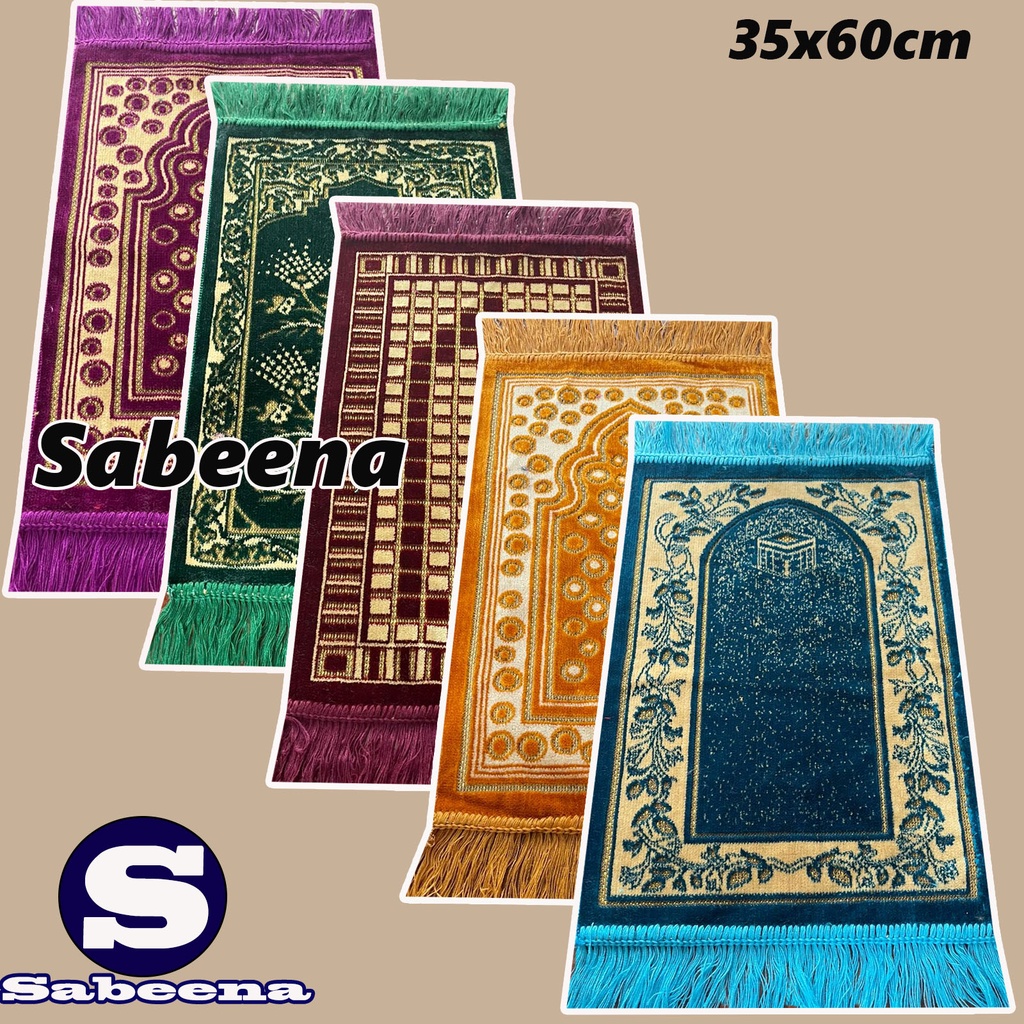 Sajadah Sujud Uk 35x60 Sejadah Turki Turkey Turkiye Oleh Oleh Haji dan Umbroh By Sabeena.Store