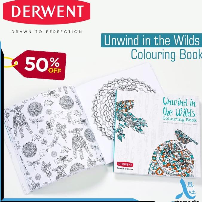

(COD) Derwent Colouring Book Unwind in the Wilds Professional Quality Colour