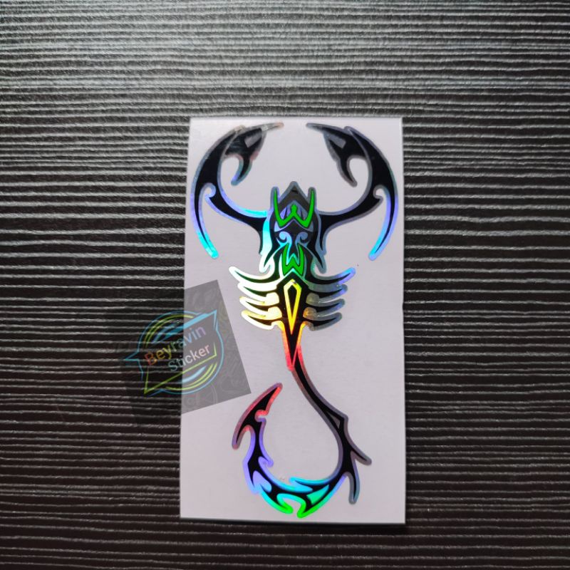 Sticker kalajengking cutting