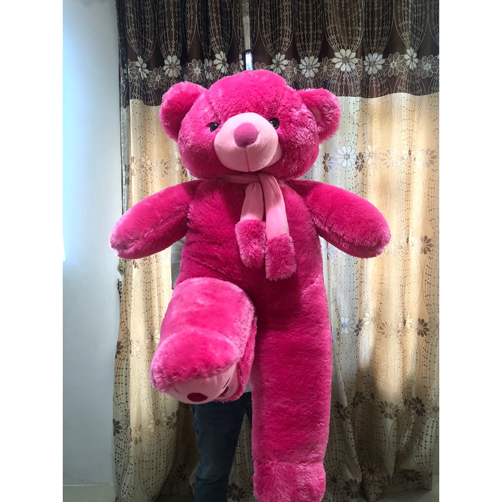 BONEKA TEDDY BEAR JUMBO UKURAN 1 METER BONEKA PLUPI JUMBO BONEKA BERUANG JUMBO