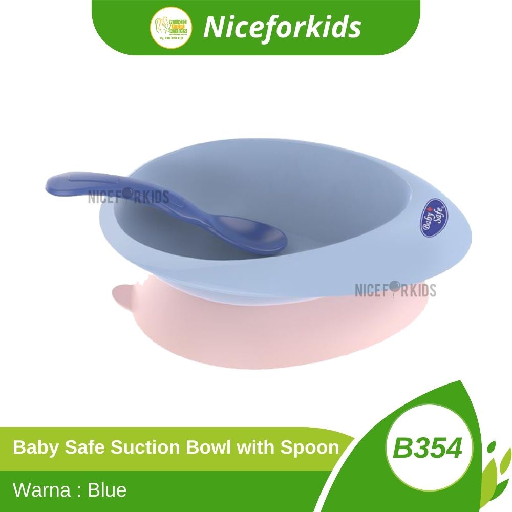 Baby Safe Suction Bowl (B354) / Mangkuk Makan Bayi MP-ASI / Mangkuk Bayi