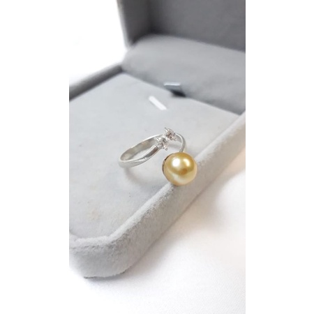 Mutiara Lombok Asli | Aksesories Cincin perak asli mutiara laut grade A