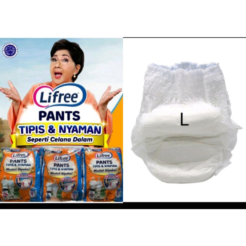 pempers lansia celana merk Lifree lospek
