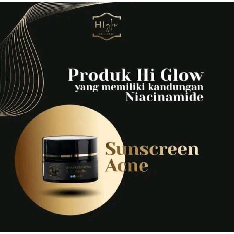 Sunscreen Acne Hi Glow