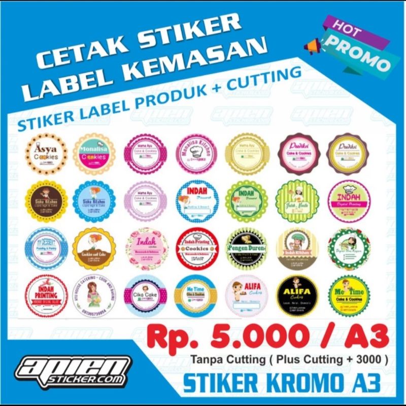 

Cetak Stiker Label Kemasan Cromo A3+