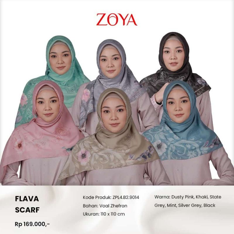 FLAVA SCARF / SEGI EMPAT ZOYA / SEGI EMPAT MOTIF
