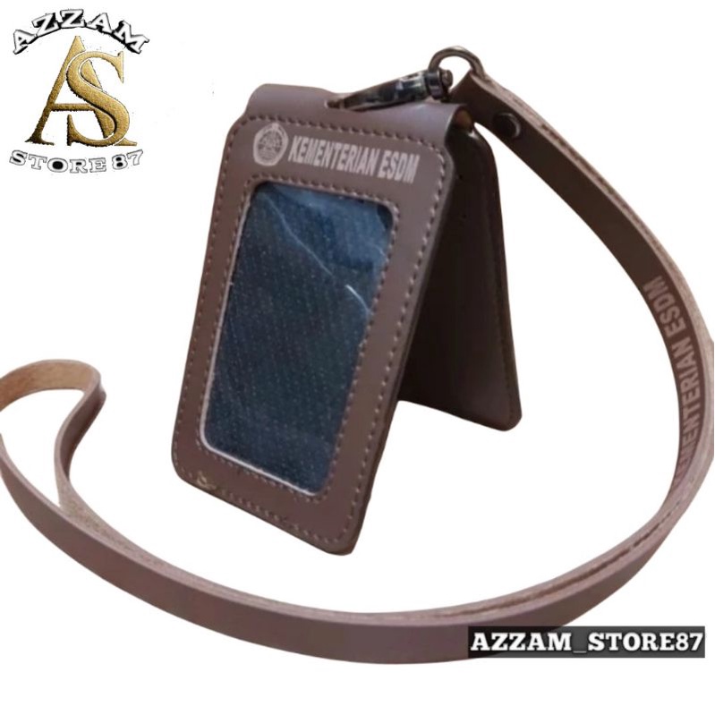 

Holder ID Card - Tali Lanyard Nametag Model Lipat Logo KEMENTERIAN ESDM