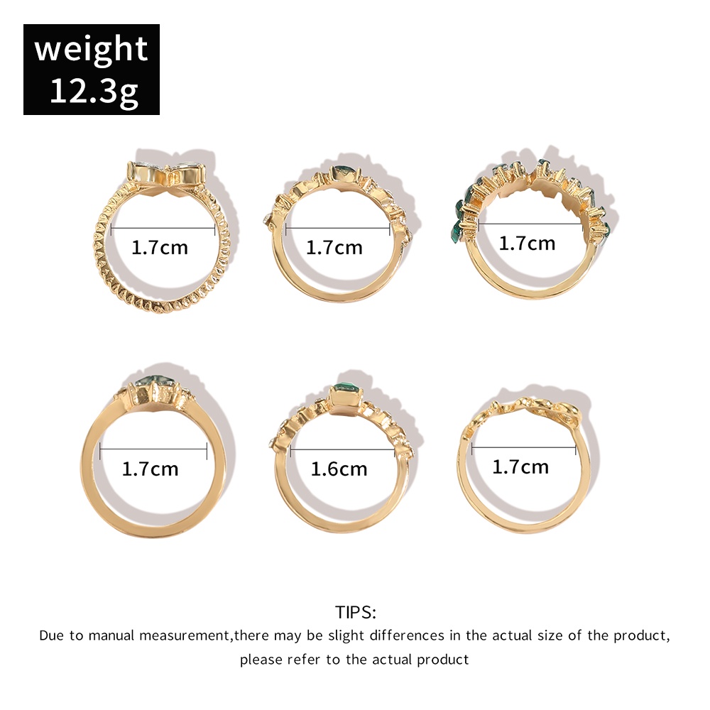Set Perhiasan Cincin Jari Wanita Bentuk Hati Kupu-Kupu Geometris Silang Aksen Mutiara Warna Emas Gaya Boho Vintage Butterfly