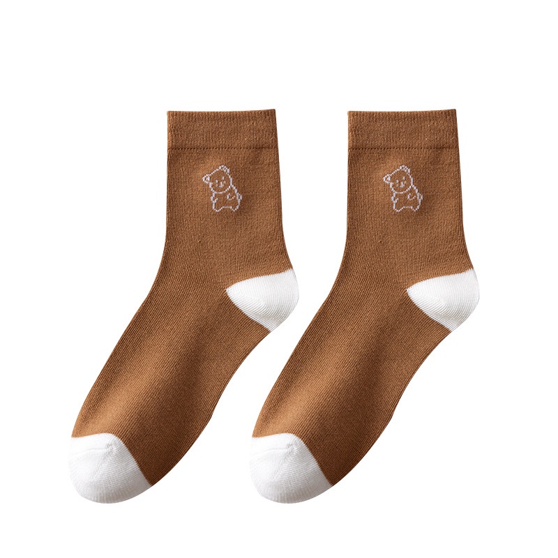 ☀ Sunly ☀ A250 Kaos Kaki Wanita Motif Panjang Fashion Korea Women Sock Import Murah